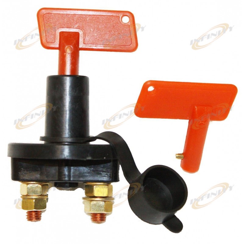 Auto Battery Cut Off Switch Disconnect Kill Solid Brass With 2